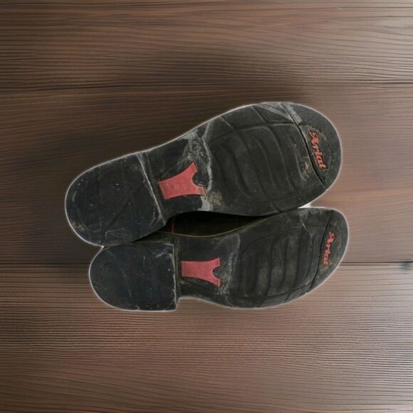 Ariat Western Boots Pink Camo Leather Square Toe Womens Size 8.5 Cowboy Fatbaby - Picture 5 of 7